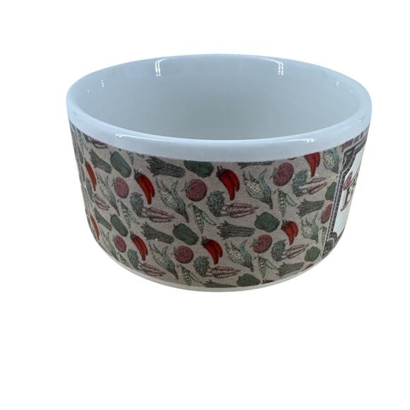 Soup Mugs with Handles 2 VTG Farm Fresh Stackable Houston Harvest Stackable - Picture 10 of 14